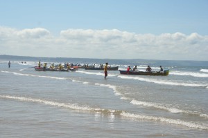 Gig Racing at Saunton Beach near Braunton