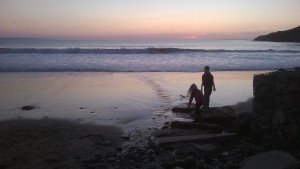 Croyde Beach sunset